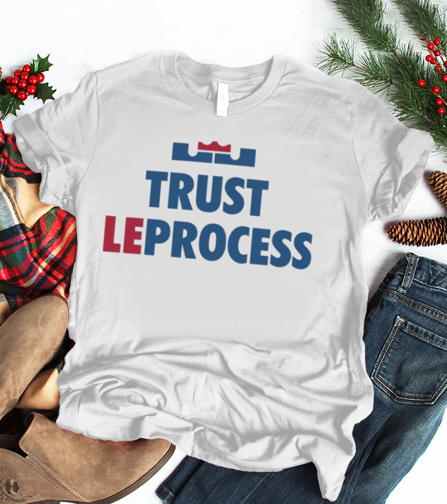 LeBron James Philadelphia 76ers Trust LeProcess Basketball T-Shirt