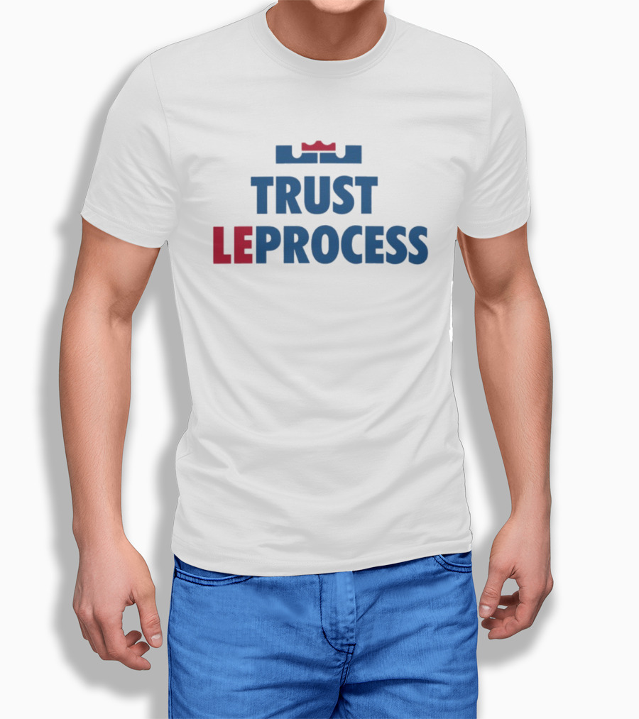 LeBron James Philadelphia 76ers Trust LeProcess Basketball T-Shirt