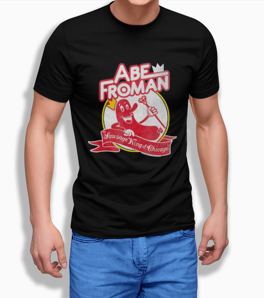 Abe Froman Sausage King Of Chicago Diamond Cane And Crown T-Shirt