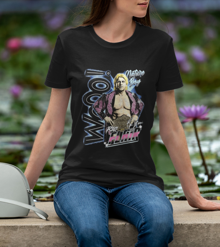 Ric Flair Nature Boy Wooo Wrestling Flair WWE T-Shirt