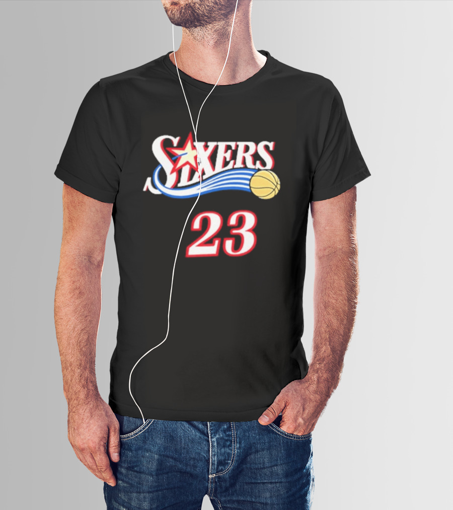 Sixers Basketball Star 23 T-Shirt