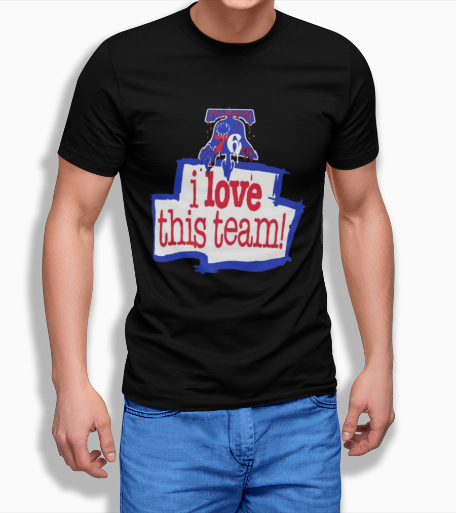 I Love This Team Philadelphia 76ers Basketball 23 LeBron James T-Shirt