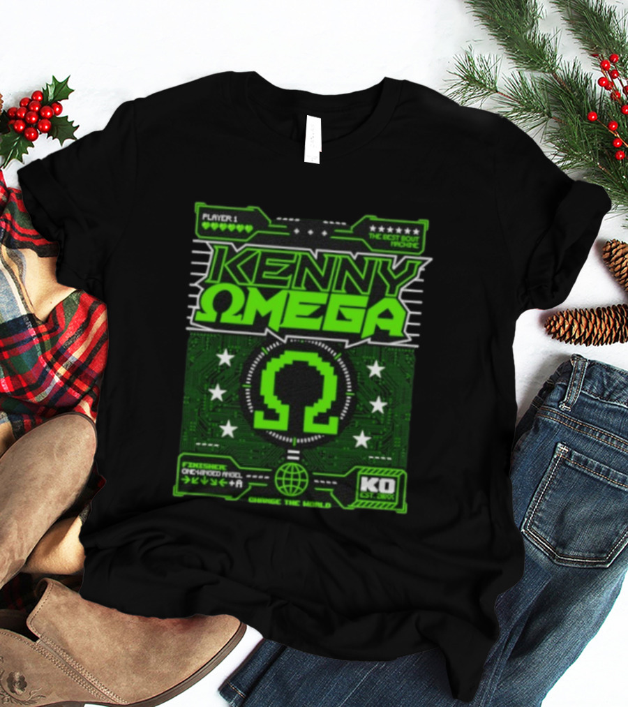 Kenny Omega Player 1 The Best Bout Machine One Winged Angel KO Change The World T-Shirt