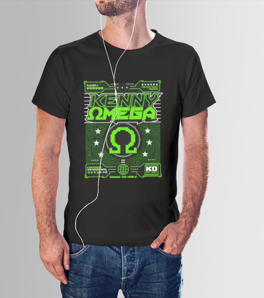 Kenny Omega Player 1 The Best Bout Machine One Winged Angel KO Change The World T-Shirt