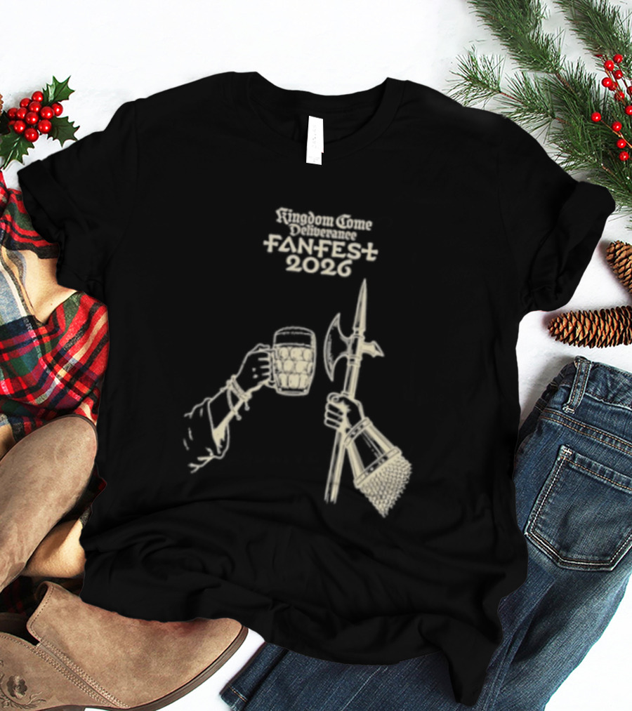 Kingdom Come Deliverance Fanfest 2026 RPG And Axe Celebration T-Shirt
