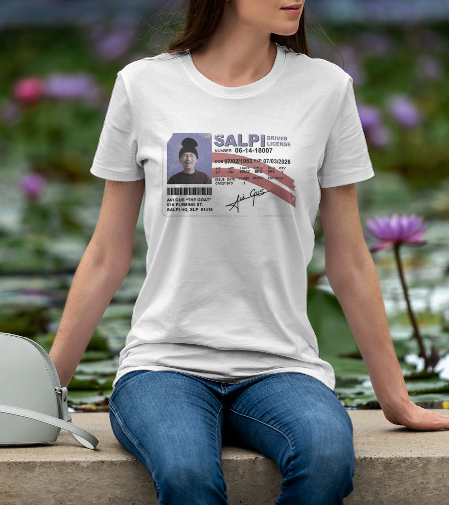Antoine Griezmann MLS The Goat Salpi Driver License Signature T-Shirt