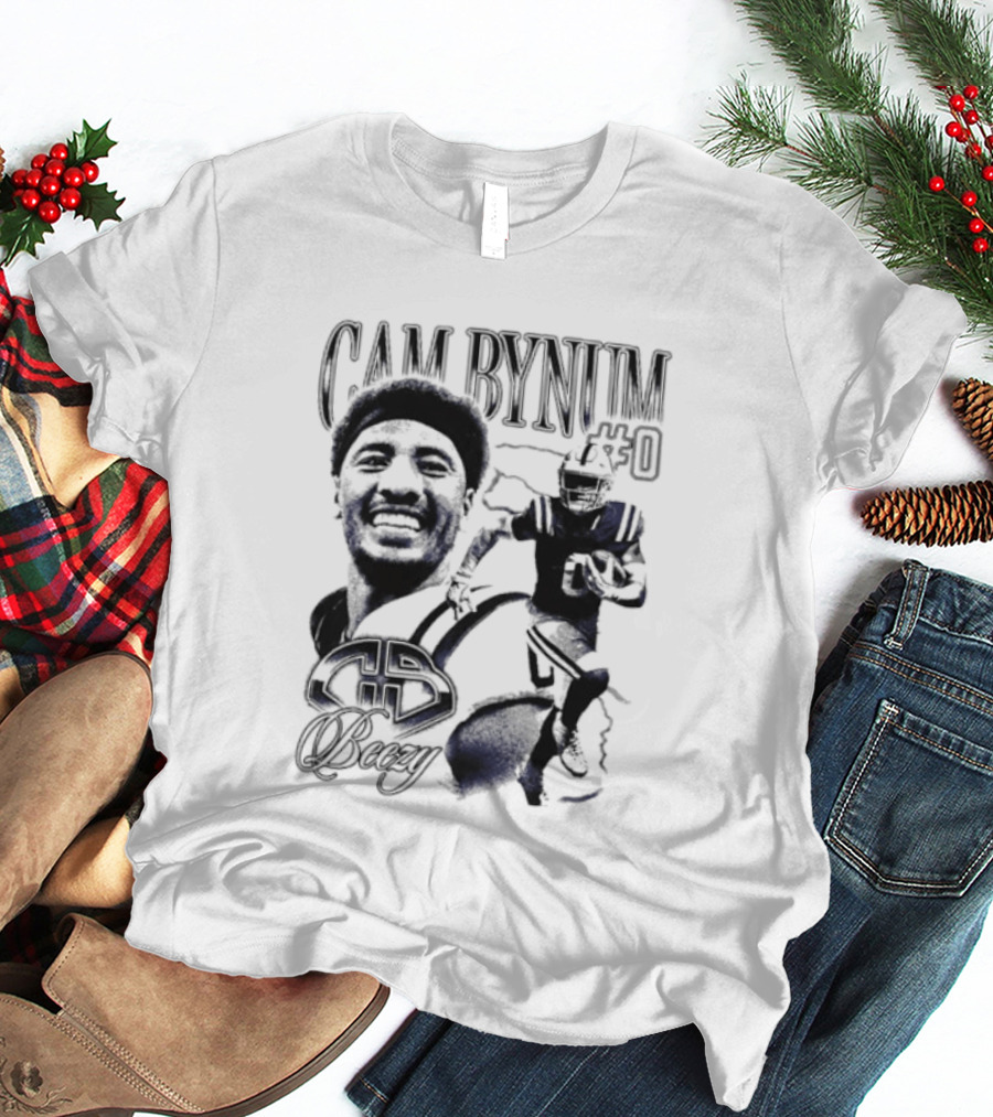 Cam Bynum No 0 CB Beezy Minnesota Vikings Player T-Shirt