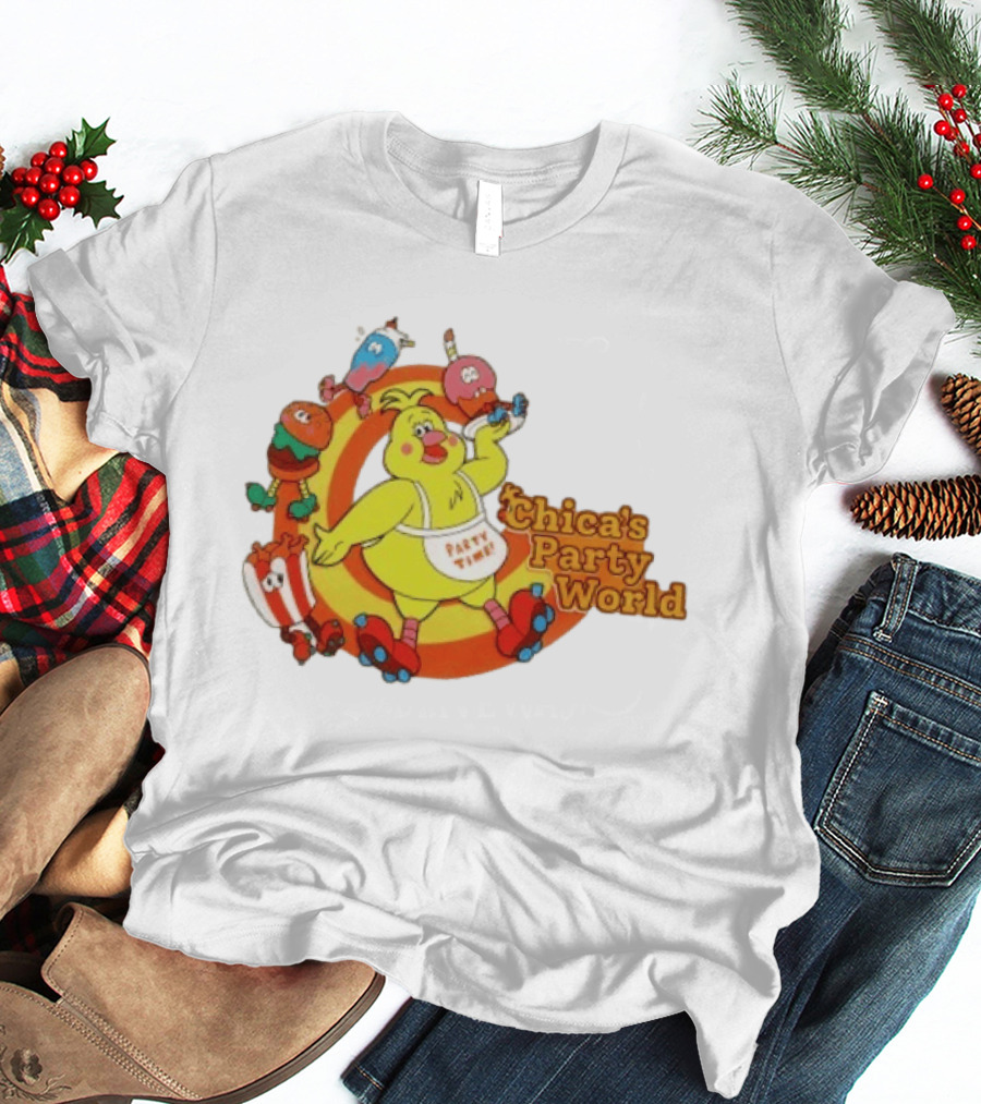 Chica's Party World Party Time Chica Five Nights At Freddy's T-Shirt