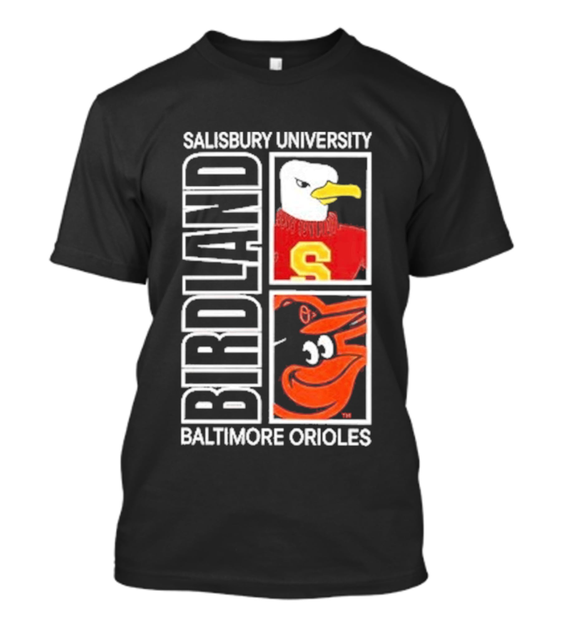 Salisbury University Birdland Night Baltimore Orioles 2026 T-Shirt