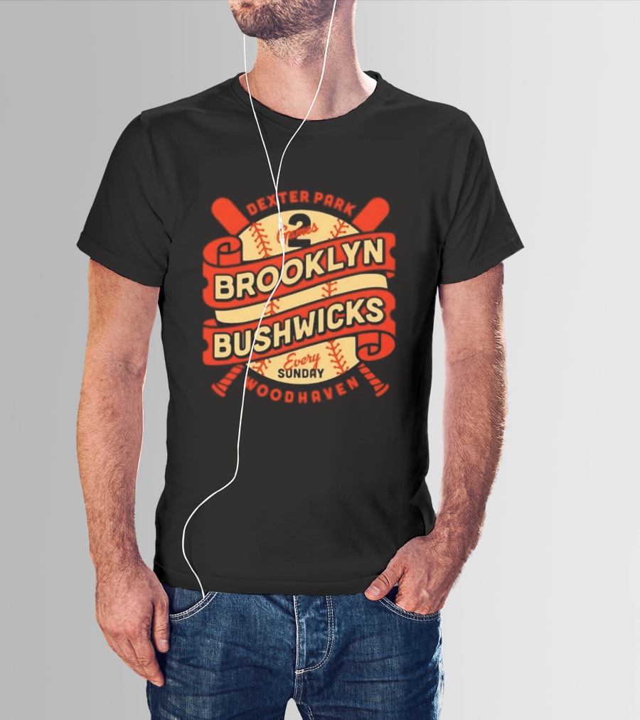 Dexter Park 2 Games Brooklyn Bushwicks Every Sunday Woodhaven T-Shirt