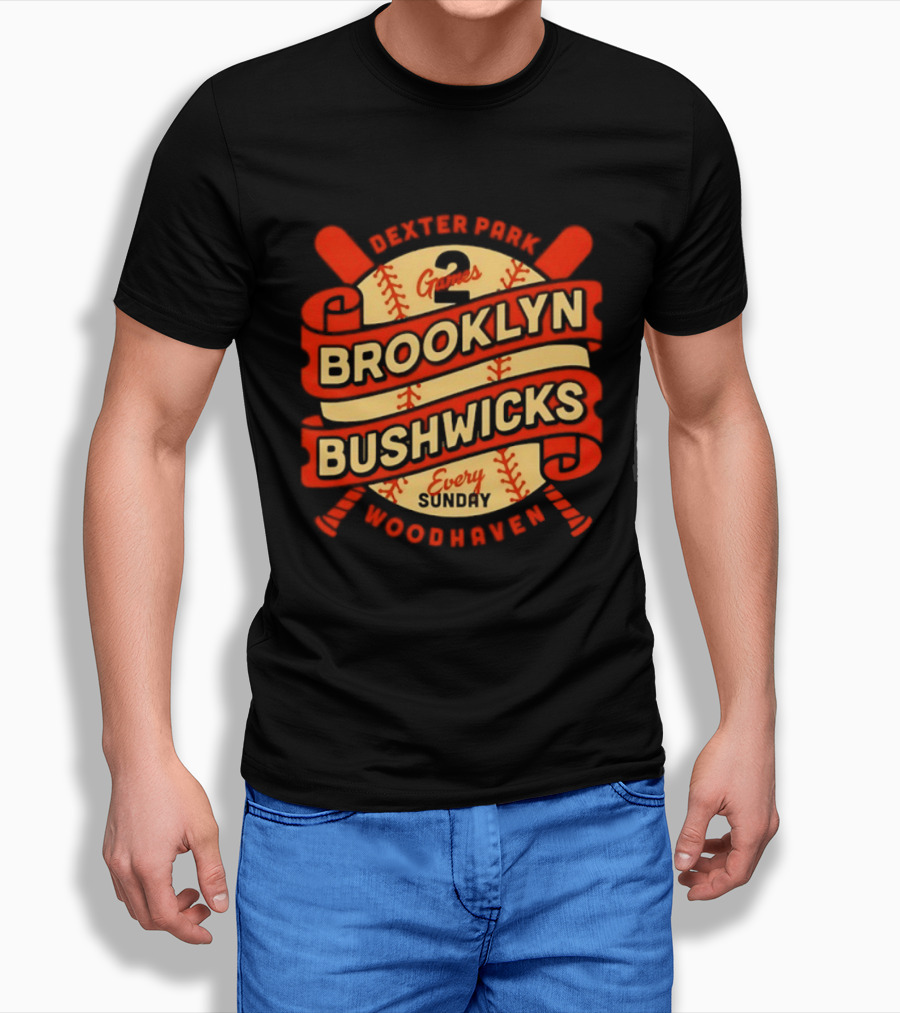 Dexter Park 2 Games Brooklyn Bushwicks Every Sunday Woodhaven T-Shirt