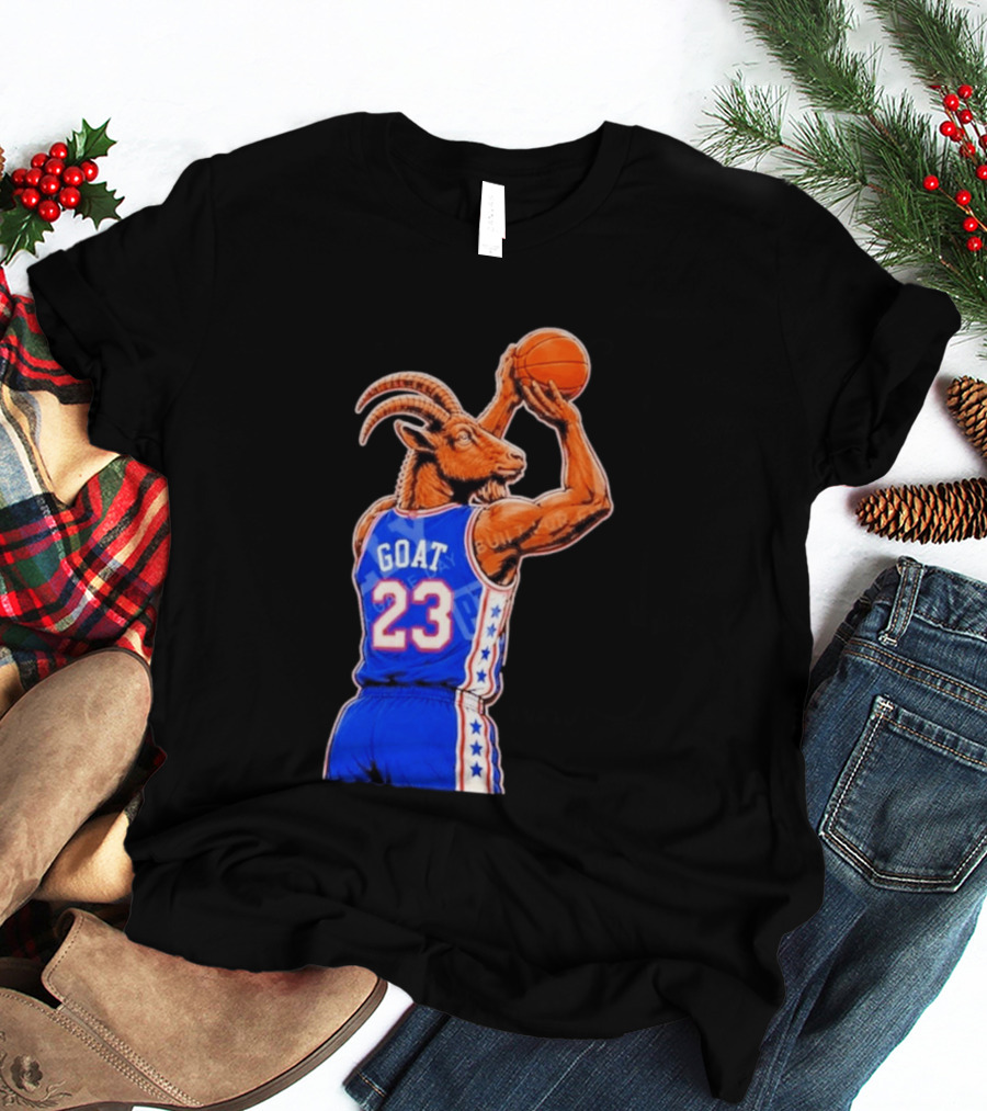 GOAT 23 Basketball Player Jersey Sports Inspired By Iconic NBA Stars T-Shirt