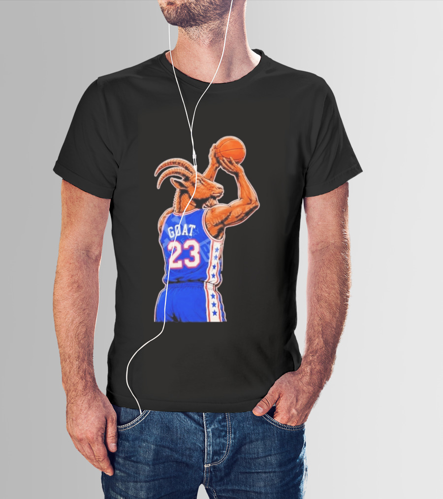 GOAT 23 Basketball Player Jersey Sports Inspired By Iconic NBA Stars T-Shirt