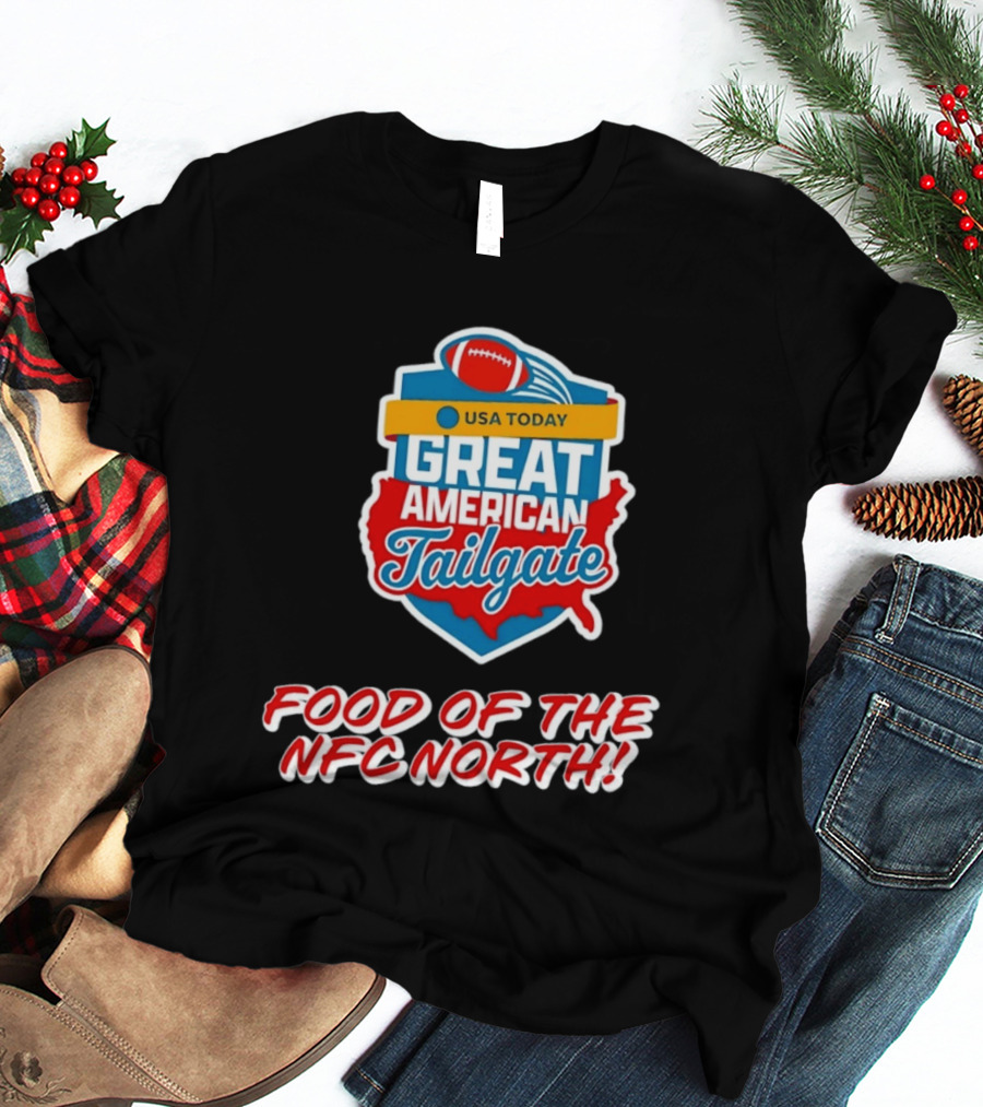 USA Today Great American Tailgate Food Of The NFC North T-Shirt