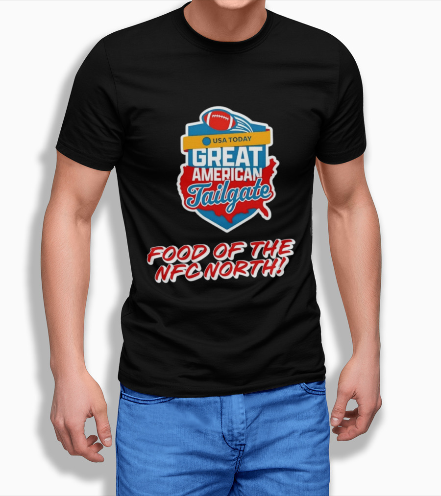 USA Today Great American Tailgate Food Of The NFC North T-Shirt