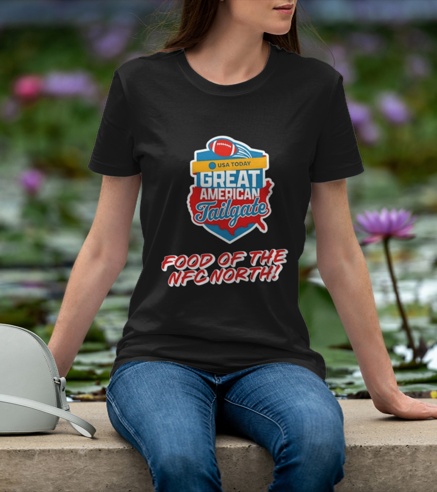 USA Today Great American Tailgate Food Of The NFC North T-Shirt