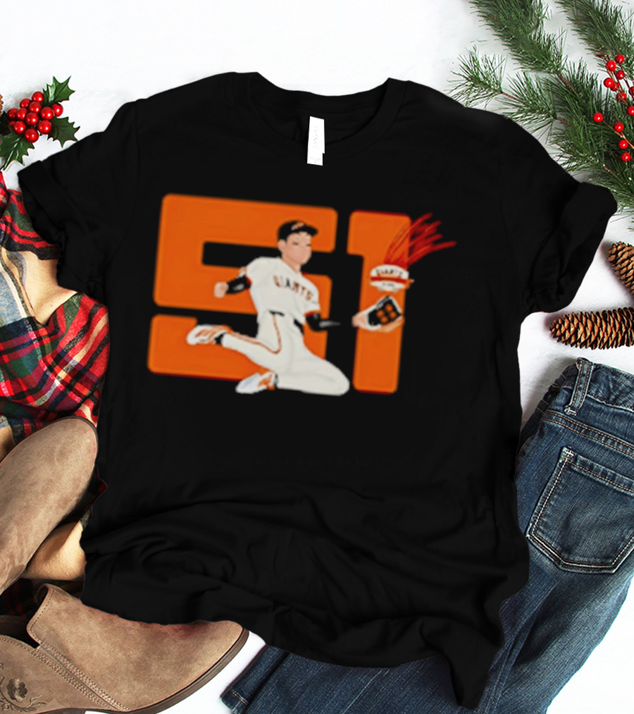 San Francisco Giants Jung Hoo Lee No 51 Baseball Player Comic T-Shirt
