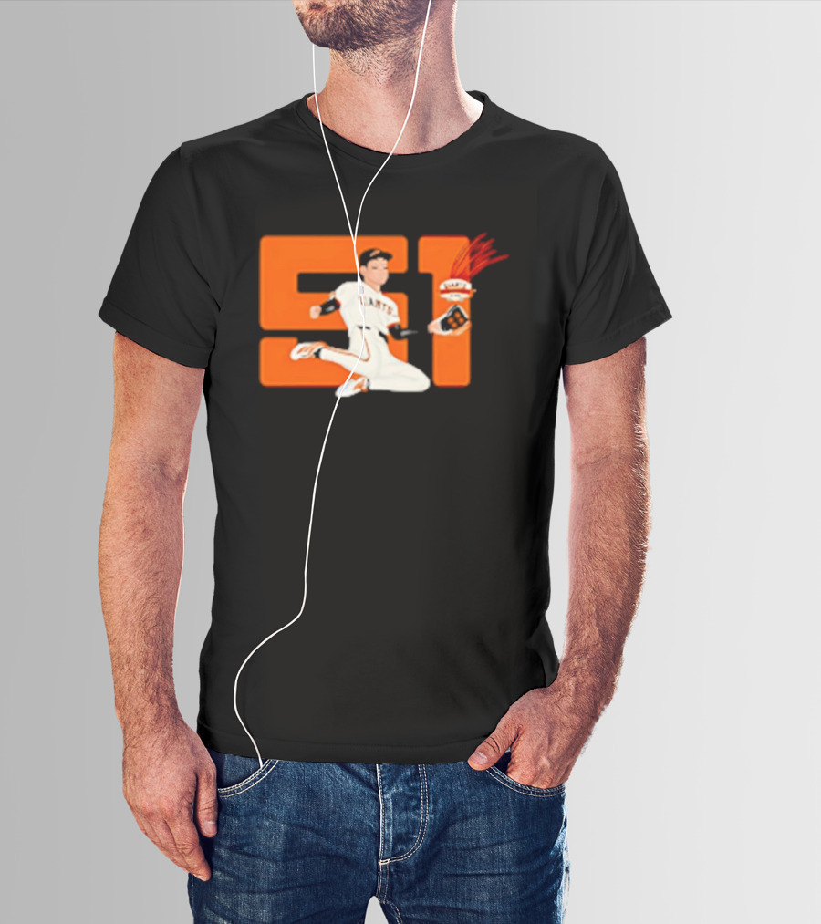 San Francisco Giants Jung Hoo Lee No 51 Baseball Player Comic T-Shirt