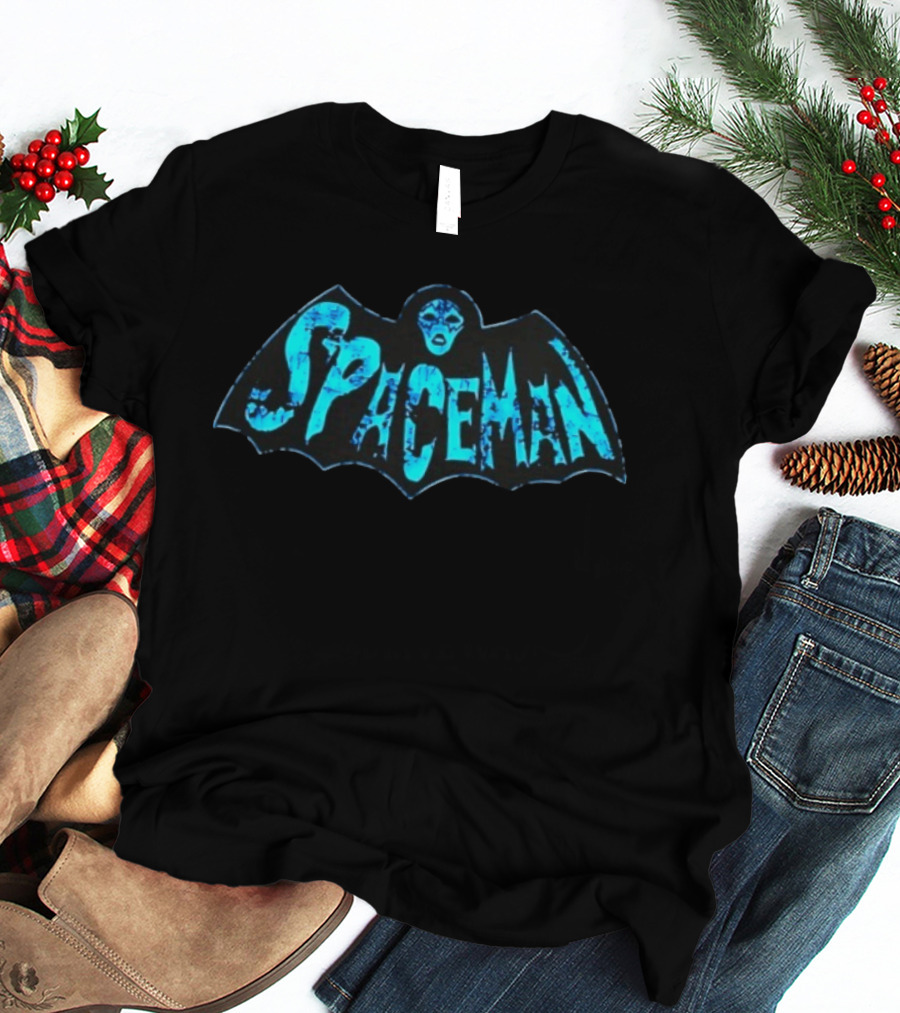 Spaceman Kiss Ace Frehley Hard Rock Bat Face T-Shirt