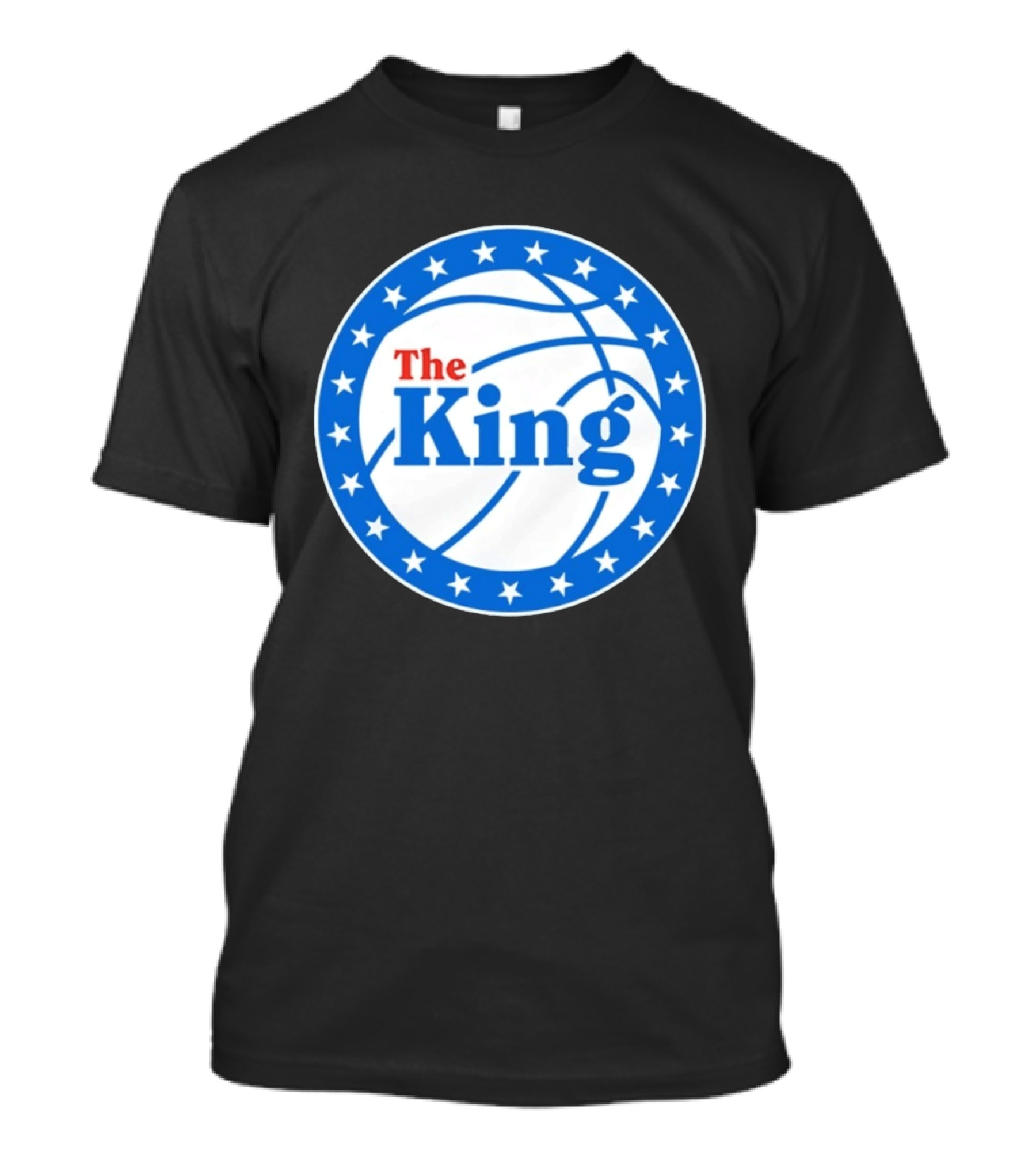 The King Philly Basketball Circle Stars T-Shirt