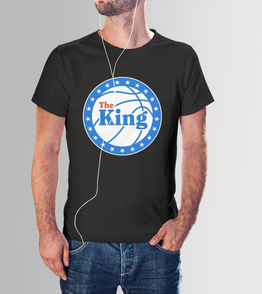 The King Philly Basketball Circle Stars T-Shirt