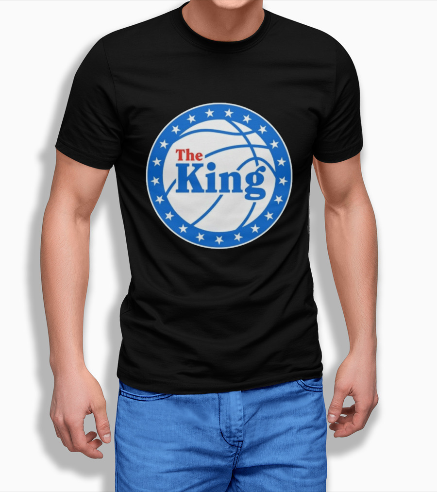 The King Philly Basketball Circle Stars T-Shirt