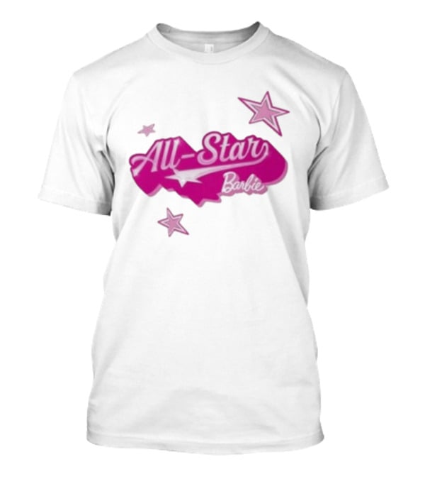 Angel Reese All Star Barbie Pink Star T-Shirt