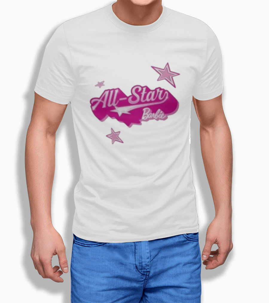 Angel Reese All Star Barbie Pink Star T-Shirt