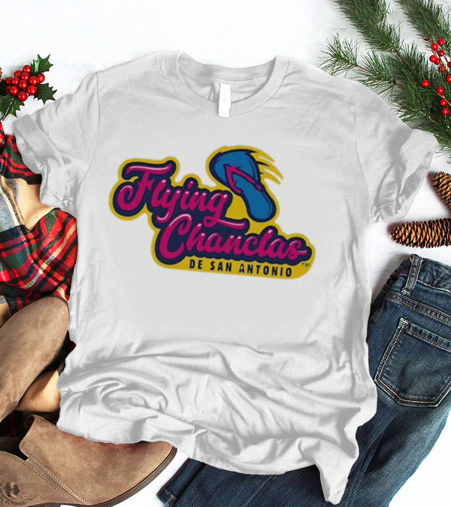 Flying Chanclas De San Antonio Baseball Team Fan T-Shirt