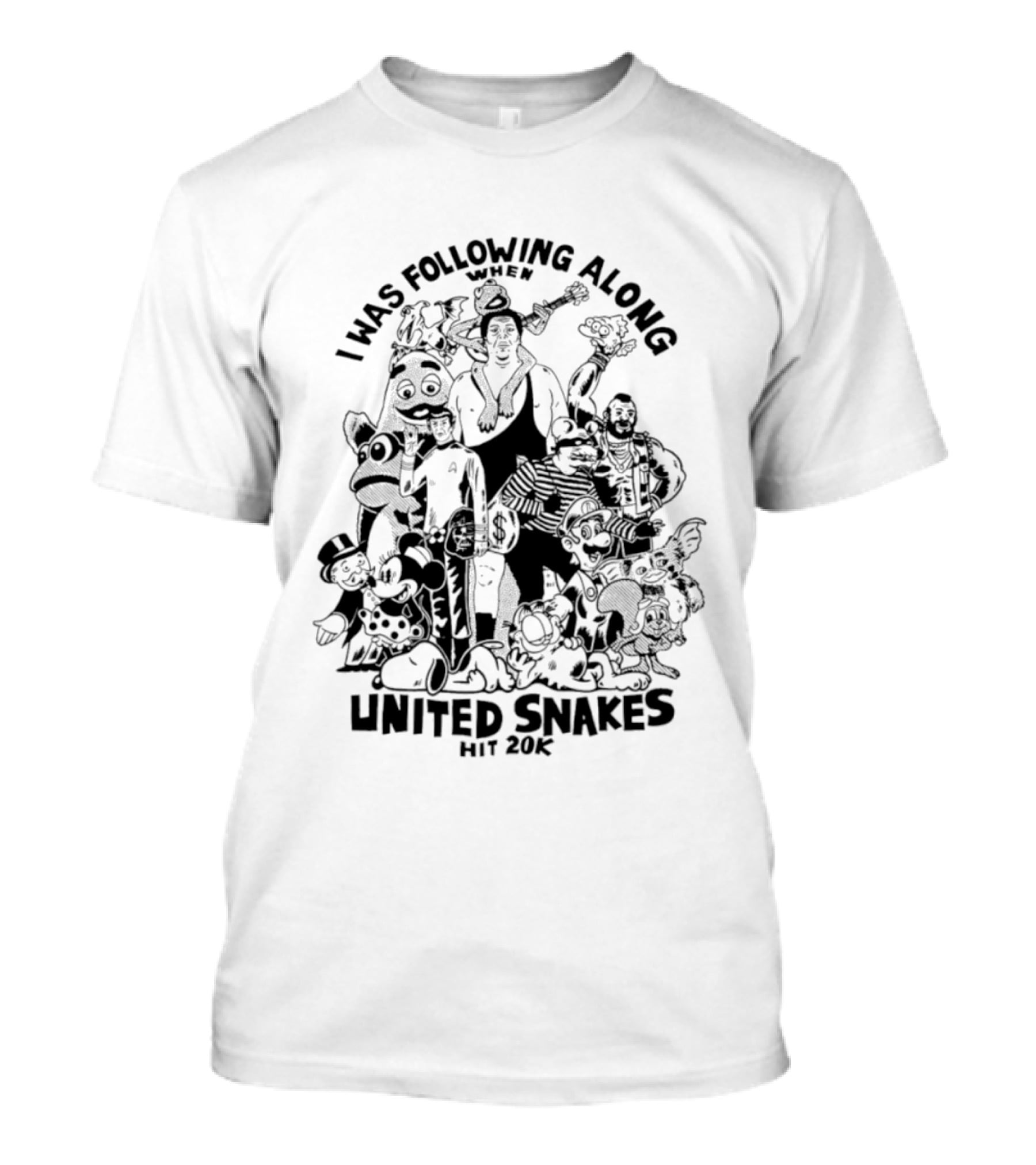 I Was Following Along When United Snakes Hit 20K T-Shirt
