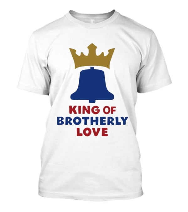Philadelphia 76ers King Of Brotherly Love LeBron James T-Shirt