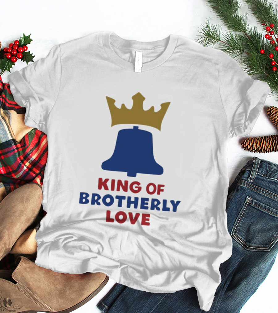 Philadelphia 76ers King Of Brotherly Love LeBron James T-Shirt