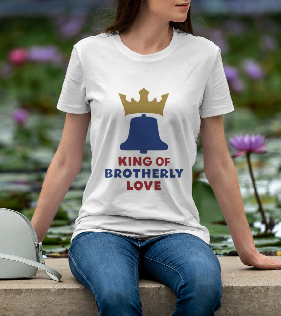Philadelphia 76ers King Of Brotherly Love LeBron James T-Shirt