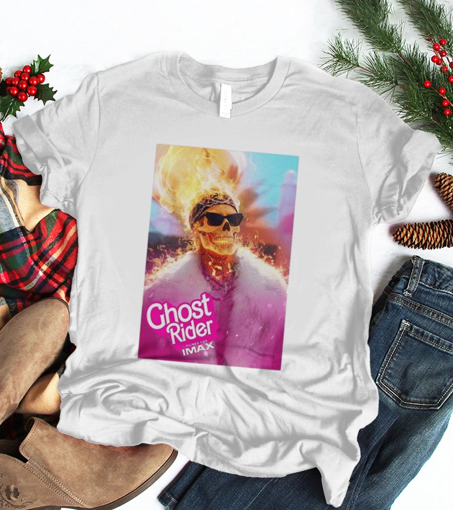 Ryan Gosling Barbie Ghost Rider Filmed For IMAX T-Shirt