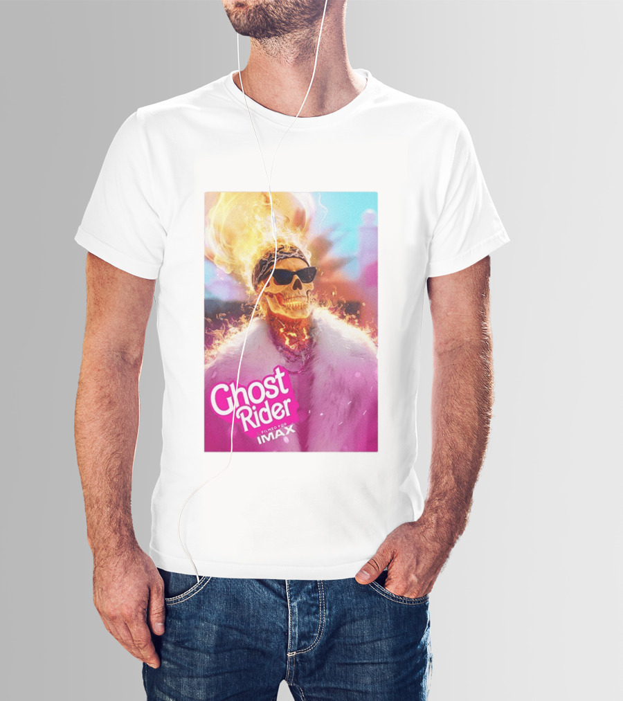 Ryan Gosling Barbie Ghost Rider Filmed For IMAX T-Shirt