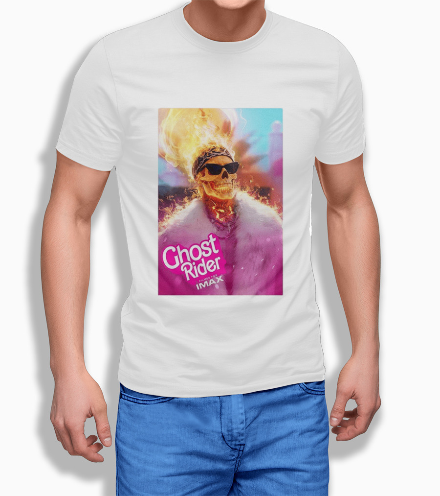 Ryan Gosling Barbie Ghost Rider Filmed For IMAX T-Shirt