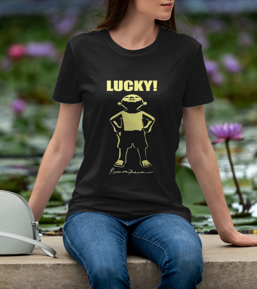 Lucky Jordan Peele Silhouette By Ronald Brantley T-Shirt