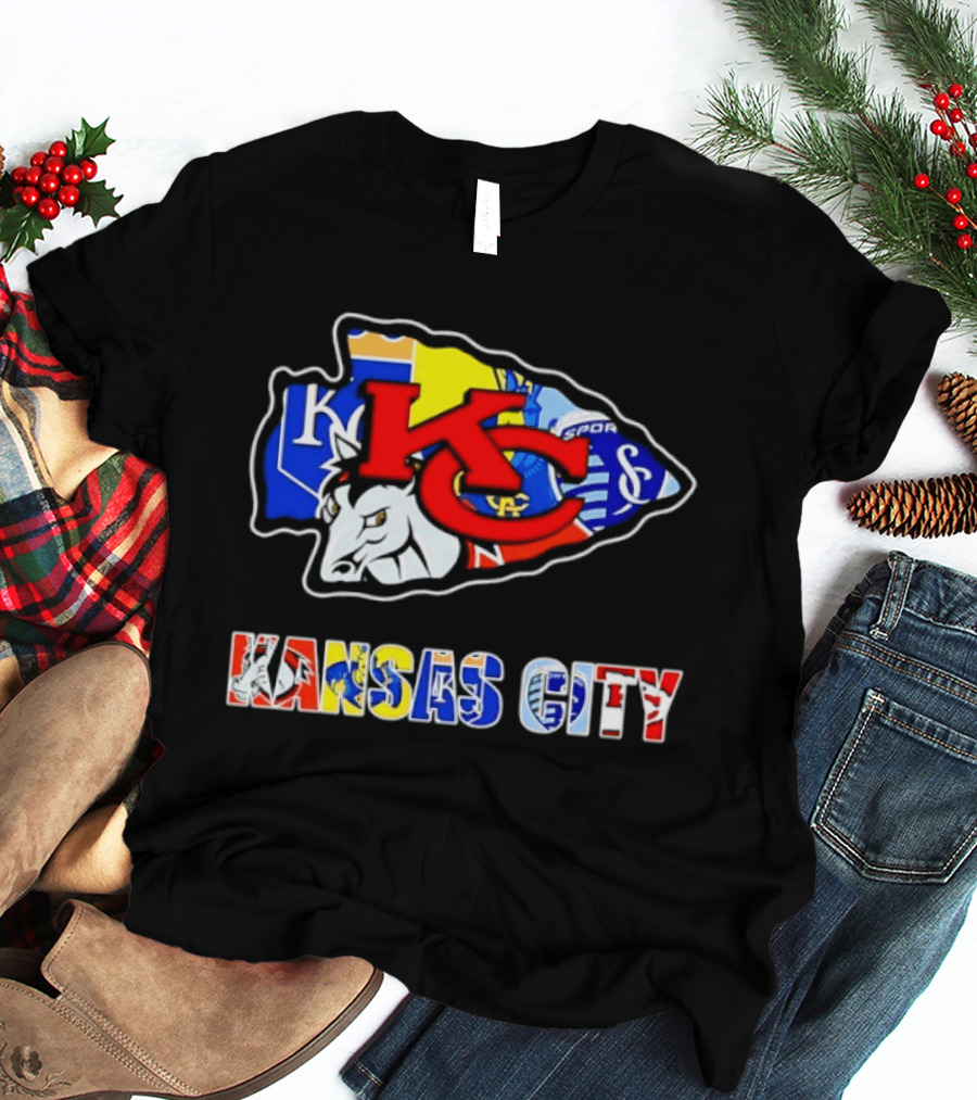 Kansas City KC Arrowhead Royals Chiefs Sporting Missouri T-Shirt