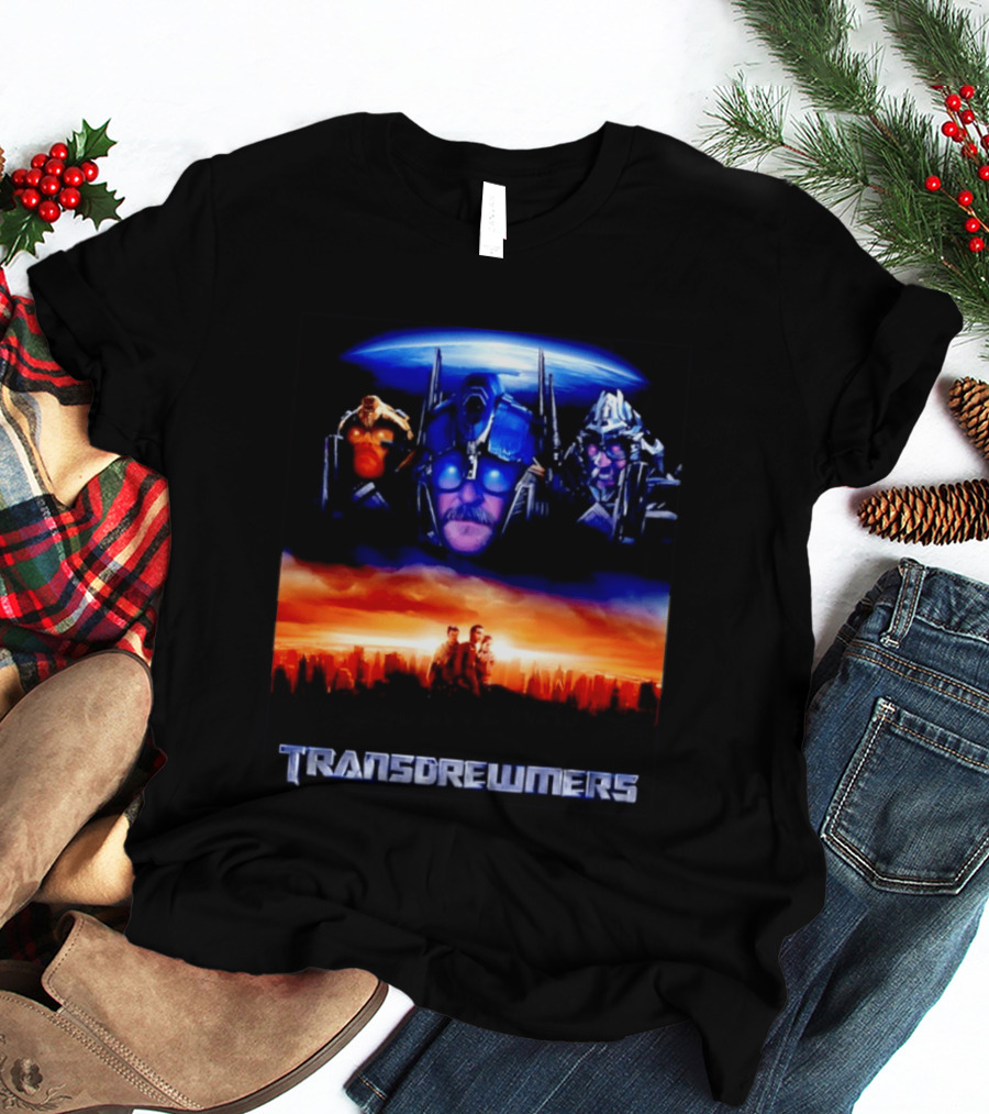 Transdrewmers Sci Fi Inspired Characters And Cityscape Compilation T-Shirt