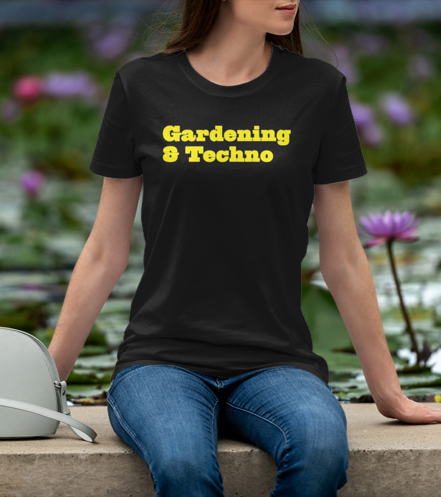 Gardening And Techno Bold Yellow T-Shirt