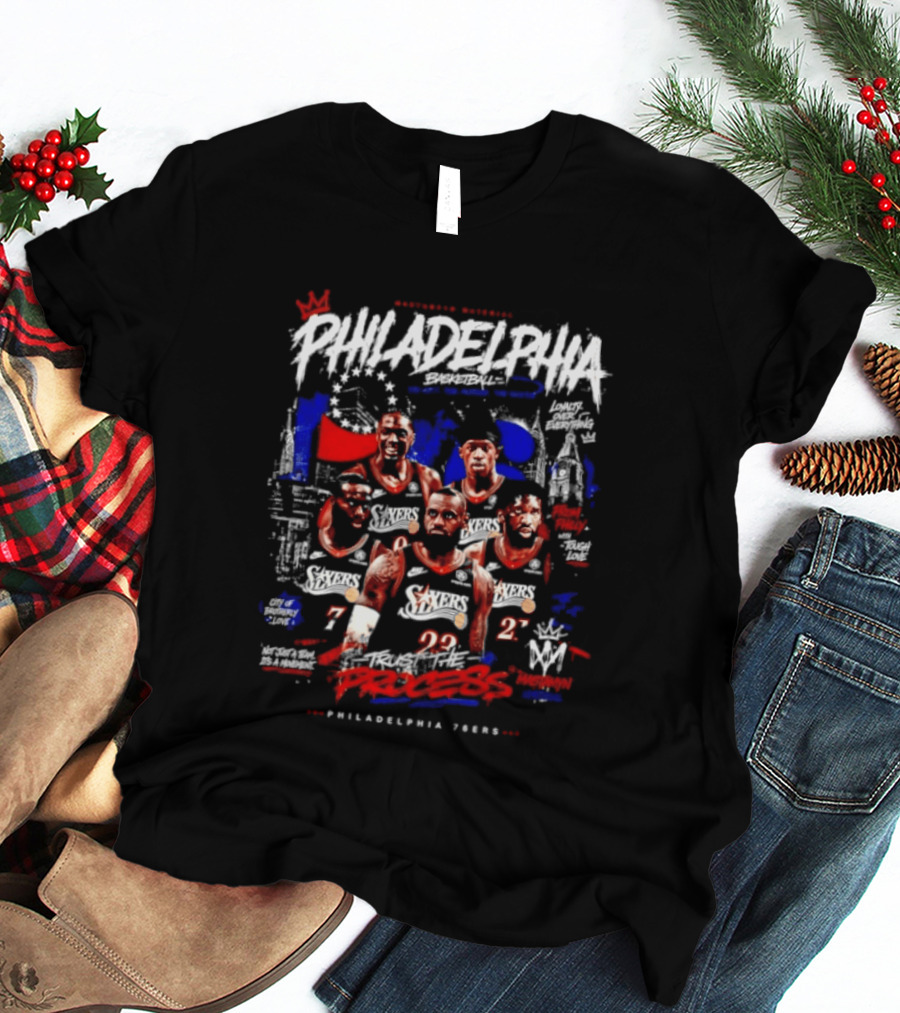Philadelphia 76ers Trust The Process Basketball Champions 2026 T-Shirt