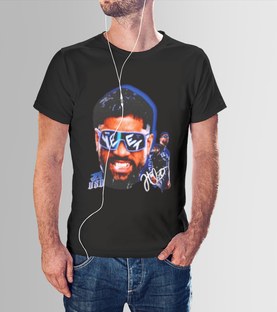 Jey Uso Yeet WWE Wrestling Bloodline Autograph Sunglasses T-Shirt