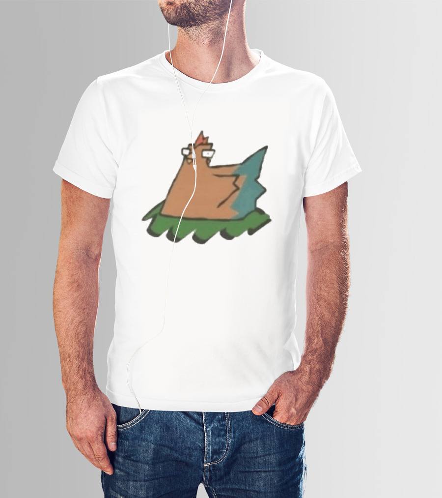 Cartoon Chicken In Nest Bird T-Shirt