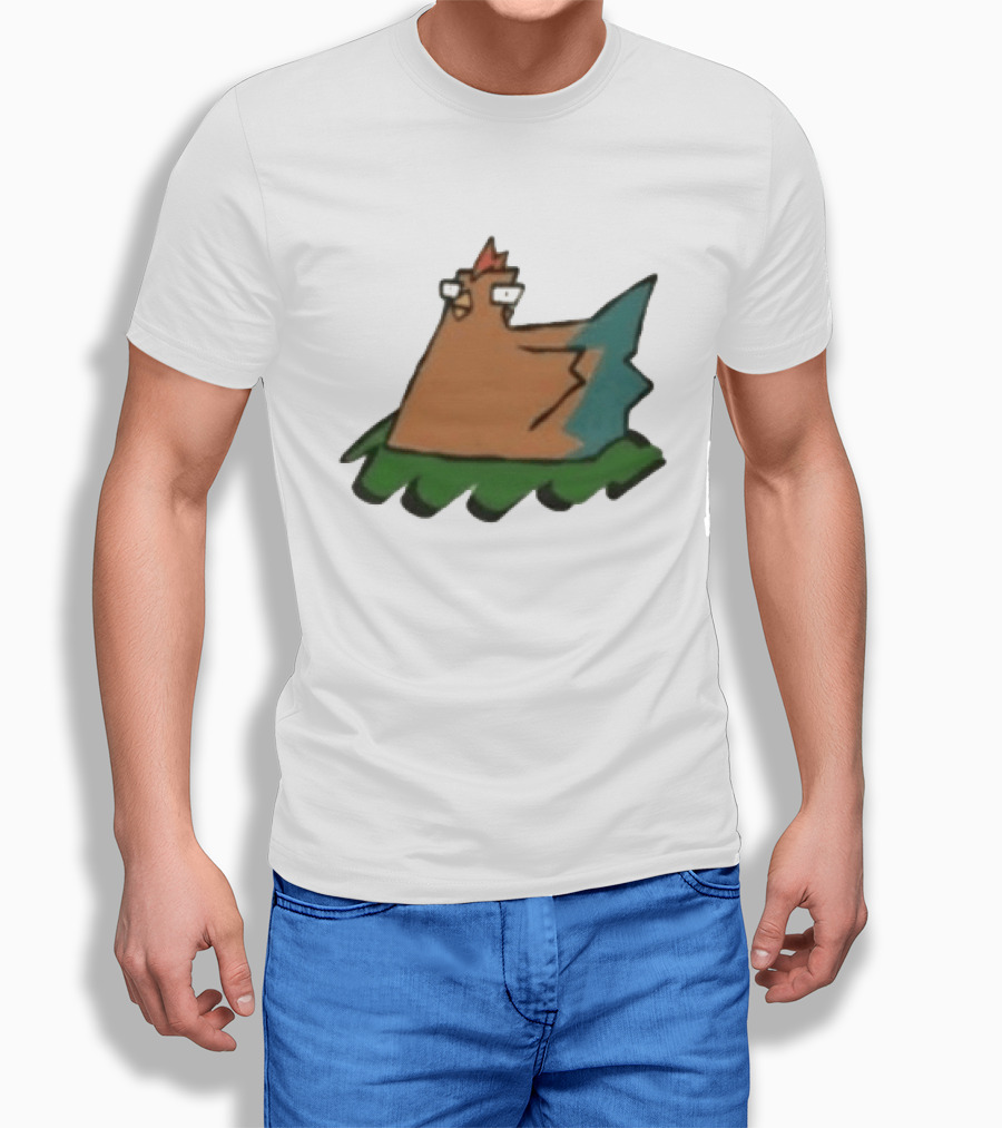 Cartoon Chicken In Nest Bird T-Shirt