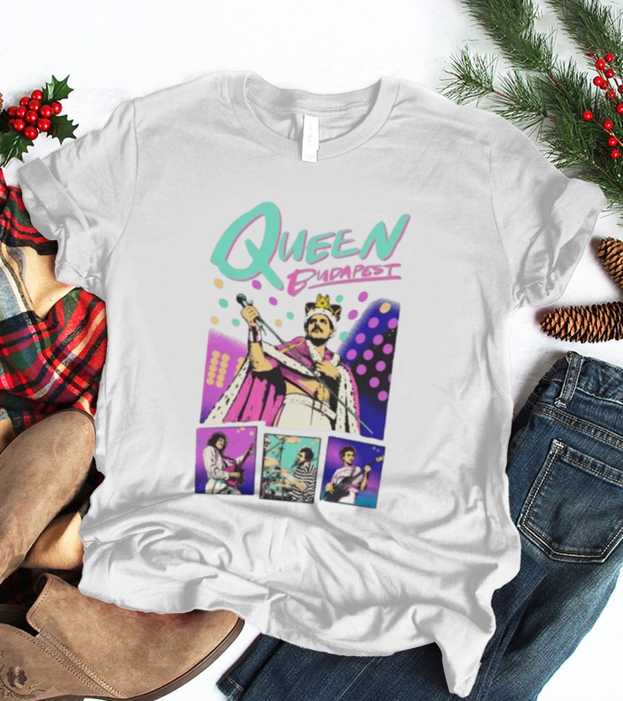 Queen Budapest Anniversary Vest 40th Pop Concert T-Shirt
