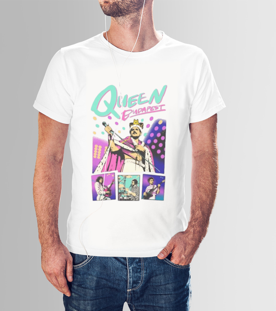 Queen Budapest Anniversary Vest 40th Pop Concert T-Shirt