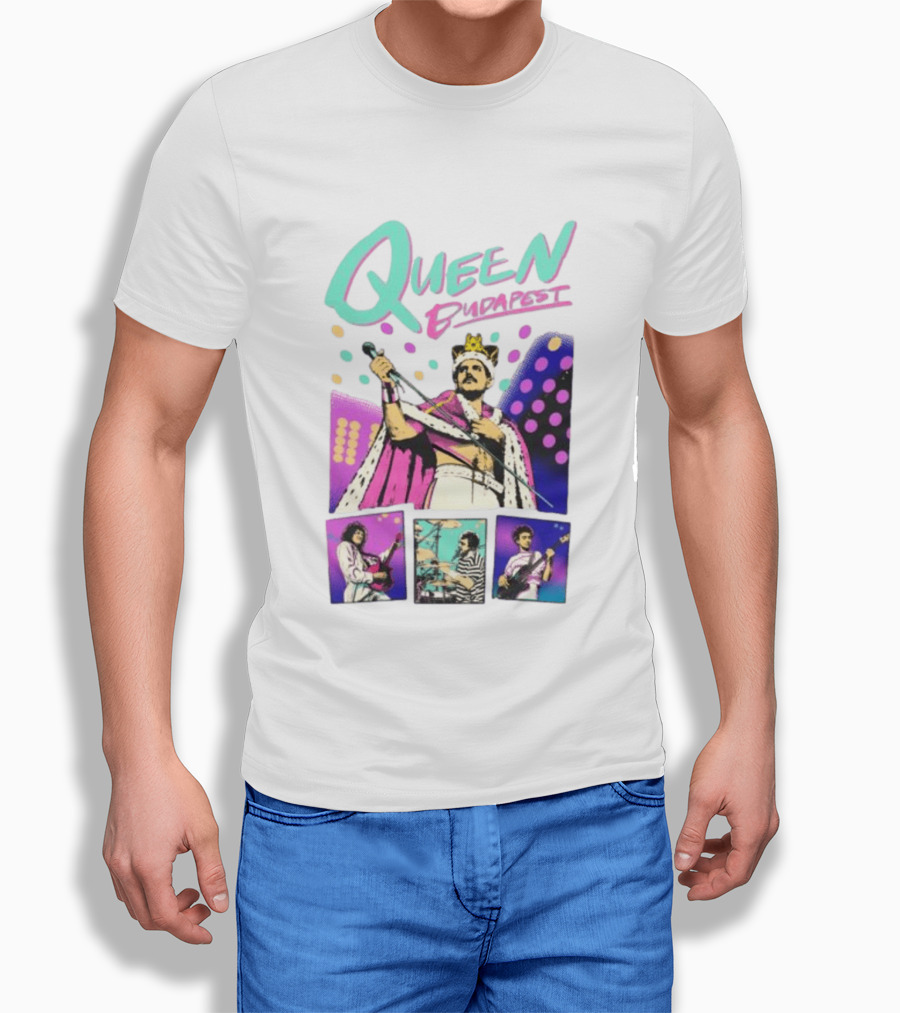 Queen Budapest Anniversary Vest 40th Pop Concert T-Shirt