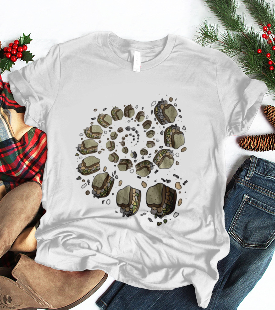 Turkey And The Wolf Fried Bologna Sandwiches Spiral T-Shirt