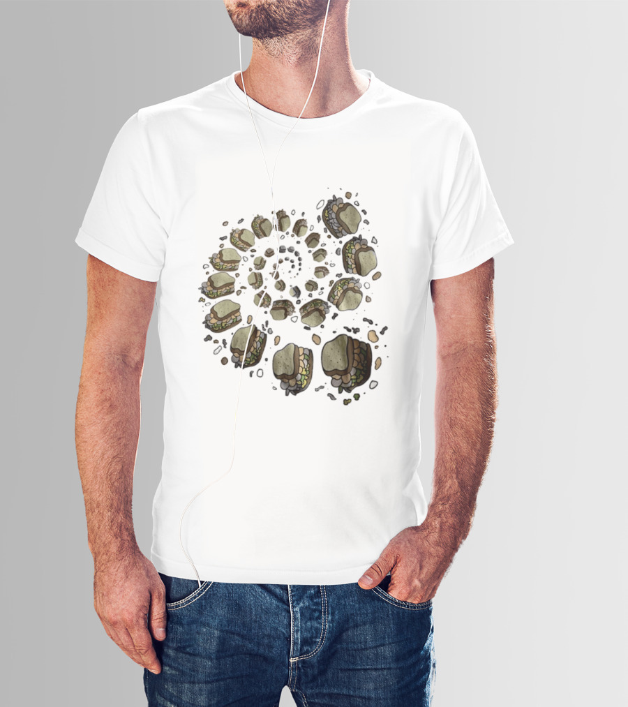 Turkey And The Wolf Fried Bologna Sandwiches Spiral T-Shirt