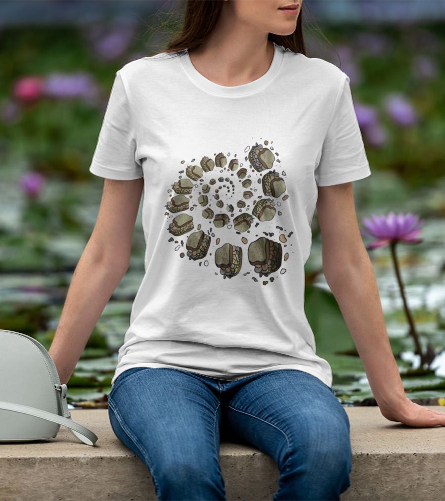 Turkey And The Wolf Fried Bologna Sandwiches Spiral T-Shirt